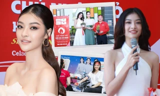 Á hậu Kiều Loan: Hạnh phúc khi có thể trao giọt máu của mình cho người bệnh đang cần