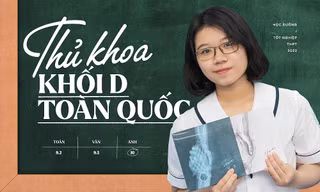 Thủ khoa khối D toàn quốc đến từ Hải Phòng: Từng đoạt huy chương Bạc Toán quốc tế