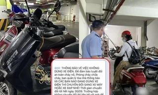 Sinh viên tìm cách ứng phó khi bị chủ nhà trọ cấm gửi xe điện sau vụ cháy chung cư mini