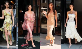 Bella Hadid giữ vững danh xưng "nữ thần vintage" với những outfit "cháy phố"