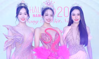 Dàn hậu Việt khoe sắc tại buổi họp báo công bố cuộc thi Hoa hậu Việt Nam 2024