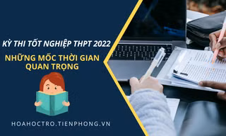 Kỳ thi Tốt nghiệp THPT năm 2022: Những mốc thời gian quan trọng mà các sĩ tử cần lưu ý