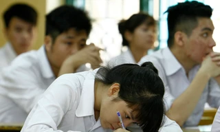 Thí sinh làm bài thi tốt nghiệp môn Ngữ văn