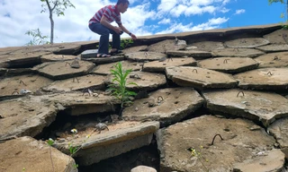 Dự án 93 tỷ đồng bị hư hỏng, sạt lở