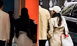 Cận cảnh gia đình 3 người của Hyun Bin và Son Ye Jin xuất ngoại, biểu cảm của cặp đôi gây chú ý