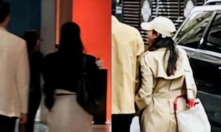 Cận cảnh gia đình 3 người của Hyun Bin và Son Ye Jin xuất ngoại, biểu cảm của cặp đôi gây chú ý