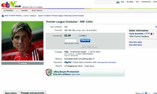 ‘Cục nợ’ Torres bị rao bán… trên mạng