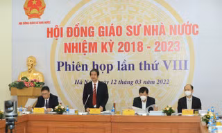 Nóng: 405 ứng viên GS, PGS được Hội đồng GS Nhà nước bỏ phiếu tín nhiệm đạt tiêu chuẩn