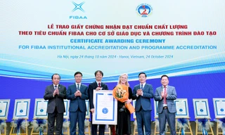 Thêm một trường đại học của Việt Nam đạt chuẩn chất lượng giáo dục quốc tế FIBAA