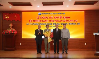 Trường đại học bổ nhiệm chức danh giáo sư danh dự cho Giáo sư top 500 thế giới