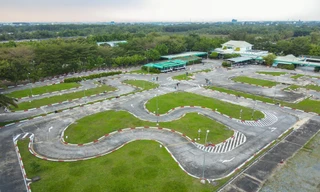 Cận cảnh loạt sân tập lái ô tô 'núp bóng' đất nông nghiệp ở TPHCM