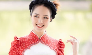 Á hậu Hoàng Anh giảm 22 kg sau sinh con thứ 3 