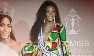 Váy dạ hội sến sẩm ở Hoa hậu Siêu quốc gia