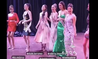 Dàn Hoa hậu Philippines mặc váy dạ hội nhảy 'See tình'