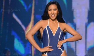 Dàn thí sinh Hoa hậu Thái Lan trình diễn áo tắm 