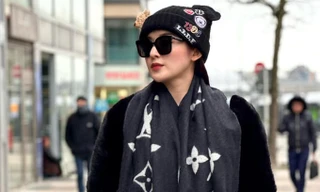 Huyền My và gia đình du lịch châu Âu ngày mùng 3 Tết