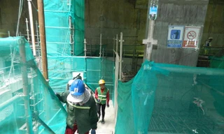 Công trình nhà ga nhà hát thành phố thuộc dự án tuyến Metro số 1