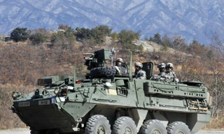 Xe chiến đấu bộ binh Stryker. Ảnh: Bloomberg