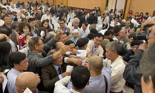 Hội Nhà văn Việt Nam nhiệm kỳ X (2020-2025) bầu ra Ban Chấp hành mới gồm 11 thành viên. Ảnh: Kỳ Sơn 