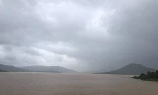 Hồ chứa công trình Thủy lợi – Thủy điện Quảng Trị. Ảnh: NB&CL 