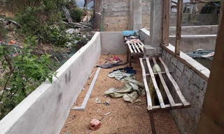 Nơi phát hiện thi thể nạn nhân. Ảnh: X.A 