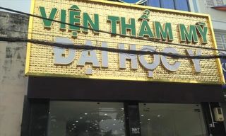 Viện thẩm mỹ Đại học Y bị đình chỉ hoạt động nhưng vẫn mở cửa đón khách công khai