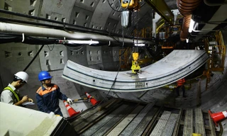 Thi công đường hầm tuyến metro số 1 (gói thầu CP 1b) 