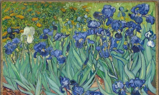 Bức “Hoa diên vỹ” Van Gogh vẽ năm 1889 và được bán năm 1987 với giá 53,9 triệu USD. Ảnh: Bảo tàng J. Paul Getty