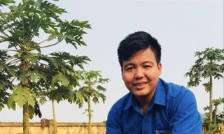Anh Trịnh Văn Quang, Bí thư Ðoàn xã Yên Mỹ, huyện Ý Yên (Nam Ðịnh)
