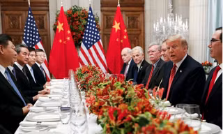 Cuộc gặp giữa ông Trump và ông Tập tại Buenos Aires, Argentina hồi cuối năm ngoái. Ảnh: Reuters/SCMP