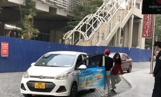 Giá cước của xe công nghệ cao hơn taxi truyền thống. Ảnh: P.V