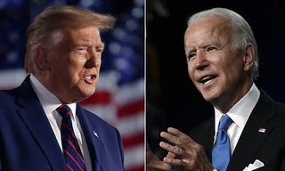 Tổng thống Mỹ Donald Trump (trái) và đối thủ Joe Biden. Ảnh: Getty Images