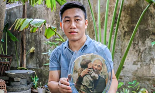 Tranh cát độc đáo của chàng trai Đà Nẵng