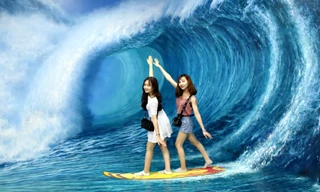 Bạn trẻ thích thú trải nghiệm bảo tàng tranh 3D ở Đà Nẵng