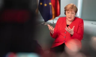Thủ tướng Đức Angela Merkel trả lời phỏng vấn CNN