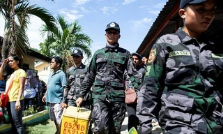 Lực lượng chức năng tại địa phương nhanh chóng có mặt tại hiện trường