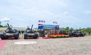 Binh sĩ Mỹ và Thái Lan tham gia buổi lễ khai mạc cuộc tập trận "Người bảo vệ Hanuman 19"