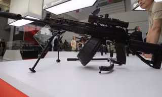 Súng máy hạng nhẹ RPK-16 trong buổi triển lãm quân sự Army-2017