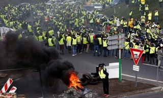 Người dân Pháp biểu tình phản đối tăng giá nhiên liệu