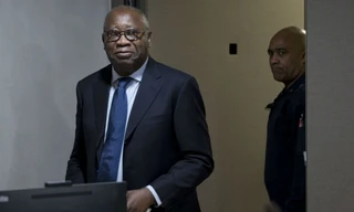 Cựu Tổng thống Bờ Biển Ngà Laurent Gbagbo xuất hiện trong phiên tòa của ICC vào năm 2016