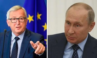 Chủ tịch EU Juncker và tổng thống Putin