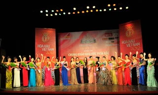 20 thí sinh khu vực phía Bắc dự Vòng chung kết Hoa hậu Việt Nam 2012