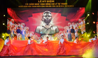 Lắng đọng, xúc động Lễ Kỷ niệm 110 năm Ngày sinh anh Lý Tự Trọng 