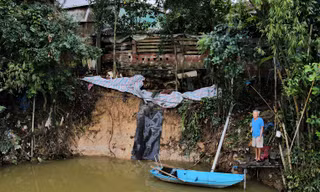 Sống thấp thỏm bên bờ sông sạt lở nghiêm trọng nhiều năm ở Hà Tĩnh