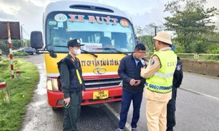 Tài xế xe buýt chạy quá tốc độ, vi phạm nồng độ cồn 