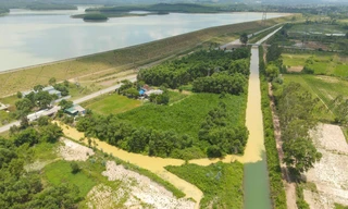 Hồ cấp nước sinh hoạt chuyển màu vàng đục cả tháng: Cơ quan chức năng nói gì?