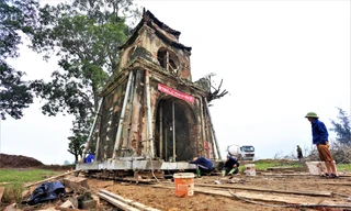 Di dời cổng đền 200 năm tuổi để nhường đất cho dự án đường vành đai 150 tỷ đồng