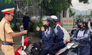 Xử phạt hàng trăm học sinh Hà Tĩnh vi phạm giao thông