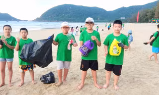 Tiết học xanh ở biển 