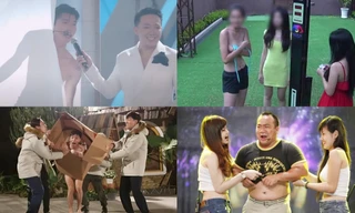 Lợi dụng người chơi trong gameshow khoe thân 